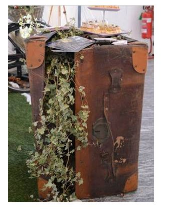 vintage suitcase rental in Milan Italy